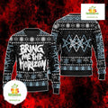 Bring Me The Horizon Ugly Christmas Sweater Blue Snowflake Magic Circle product image