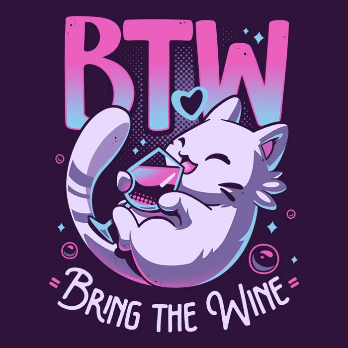 Bring the Wine Men's Apparel - Adult & Kids T-Shirts, Sweatshirts & Hoodies apparel design preview 2