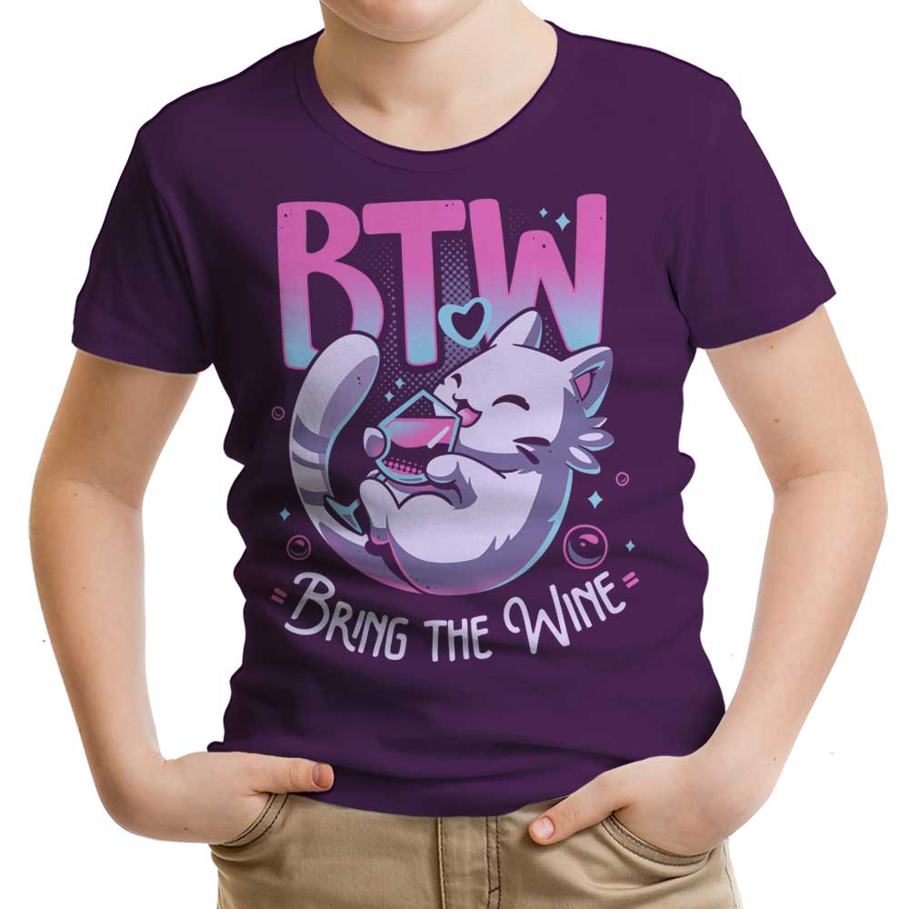 Bring the Wine Youth Apparel - Adult & Kids T-Shirts, Sweatshirts & Hoodies apparel design preview 1