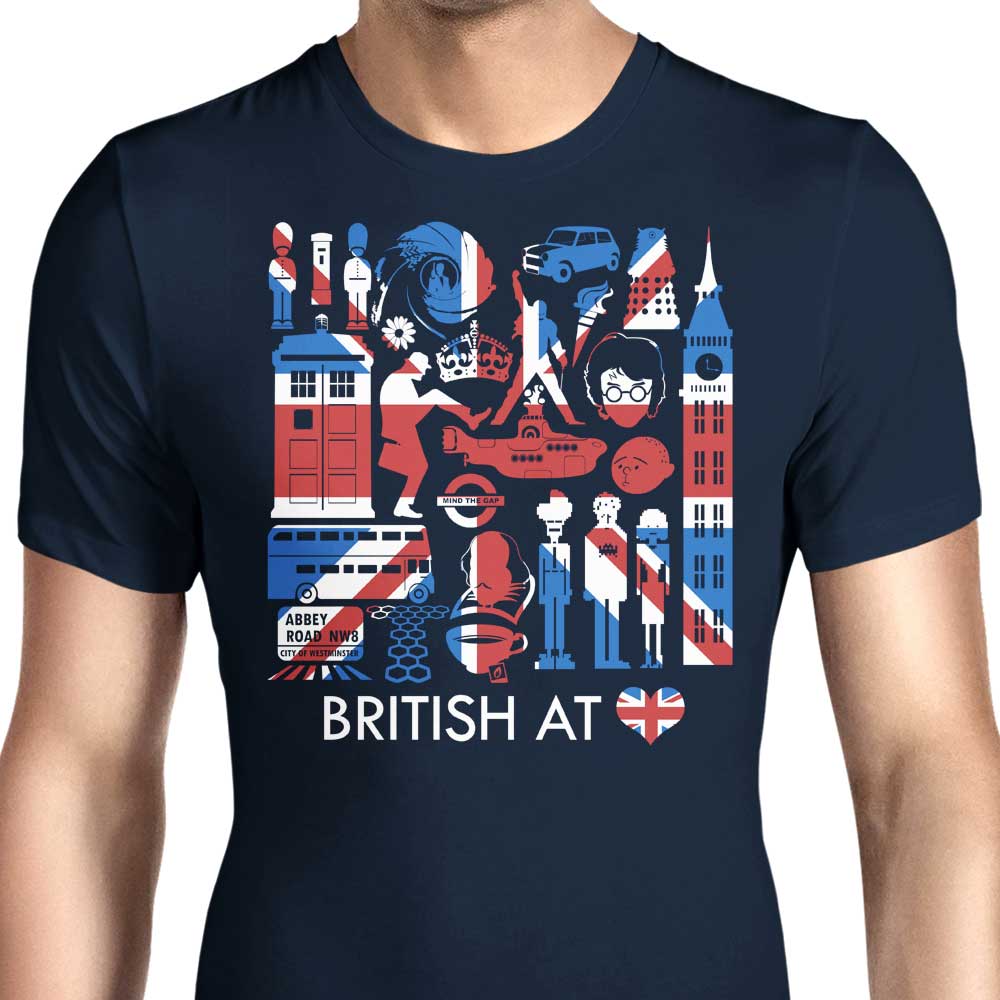 British at Heart Men's Apparel - Adult & Kids T-Shirts, Sweatshirts & Hoodies apparel design preview 1