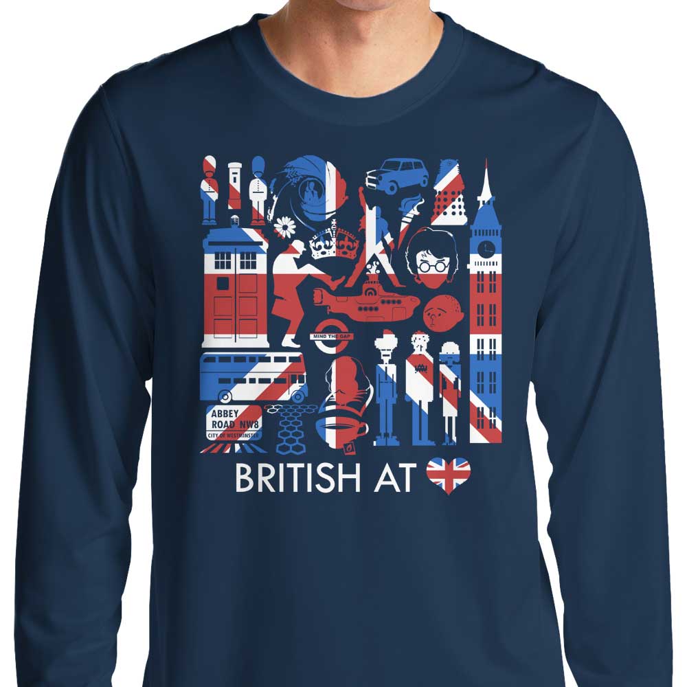 British at Heart - Adult & Kids T-Shirts, Sweatshirts & Hoodies apparel design preview 1