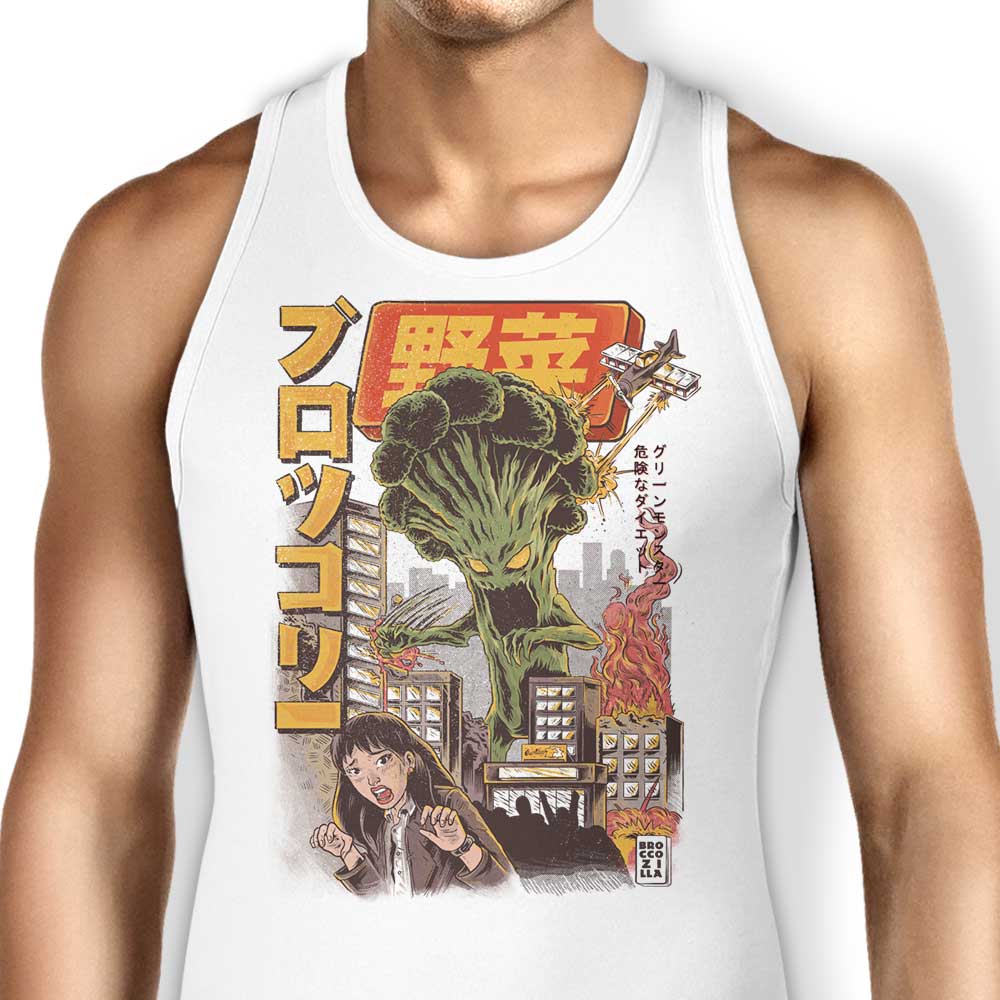 Broccozilla Tank Top - Adult & Kids T-Shirts, Sweatshirts & Hoodies apparel design preview 1