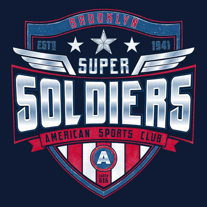 Brooklyn Super Soldiers Men's Apparel - Adult & Kids T-Shirts, Sweatshirts & Hoodies apparel design preview 2