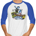 Brothers Adventures 3/4 Sleeve Raglan - Adult & Kids T-Shirts, Sweatshirts & Hoodies apparel design preview 1