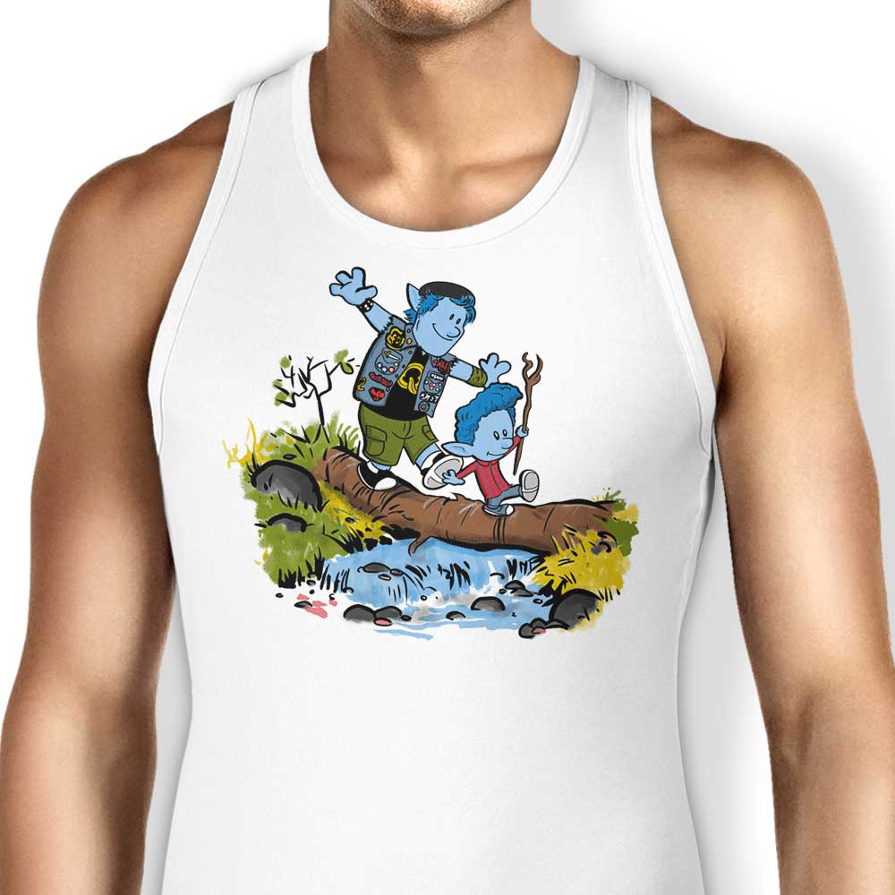 Brothers Adventures Tank Top - Adult & Kids T-Shirts, Sweatshirts & Hoodies apparel design preview 1