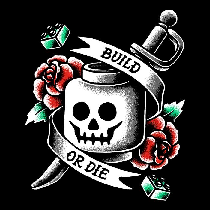 Build or Die Women's Apparel - Adult & Kids T-Shirts, Sweatshirts & Hoodies apparel design preview 2