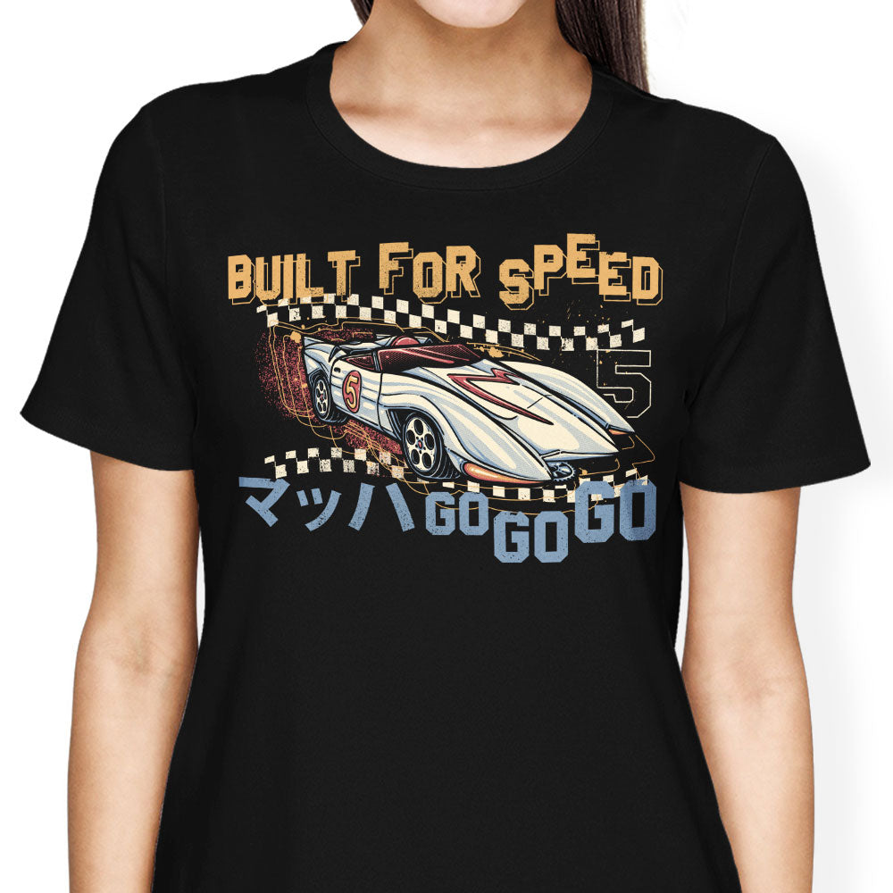 Built for Speed Women's Apparel - Adult & Kids T-Shirts, Sweatshirts & Hoodies apparel design preview 1
