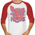 Built on Hope 3/4 Sleeve Raglan - Adult & Kids T-Shirts, Sweatshirts & Hoodies apparel design preview 1