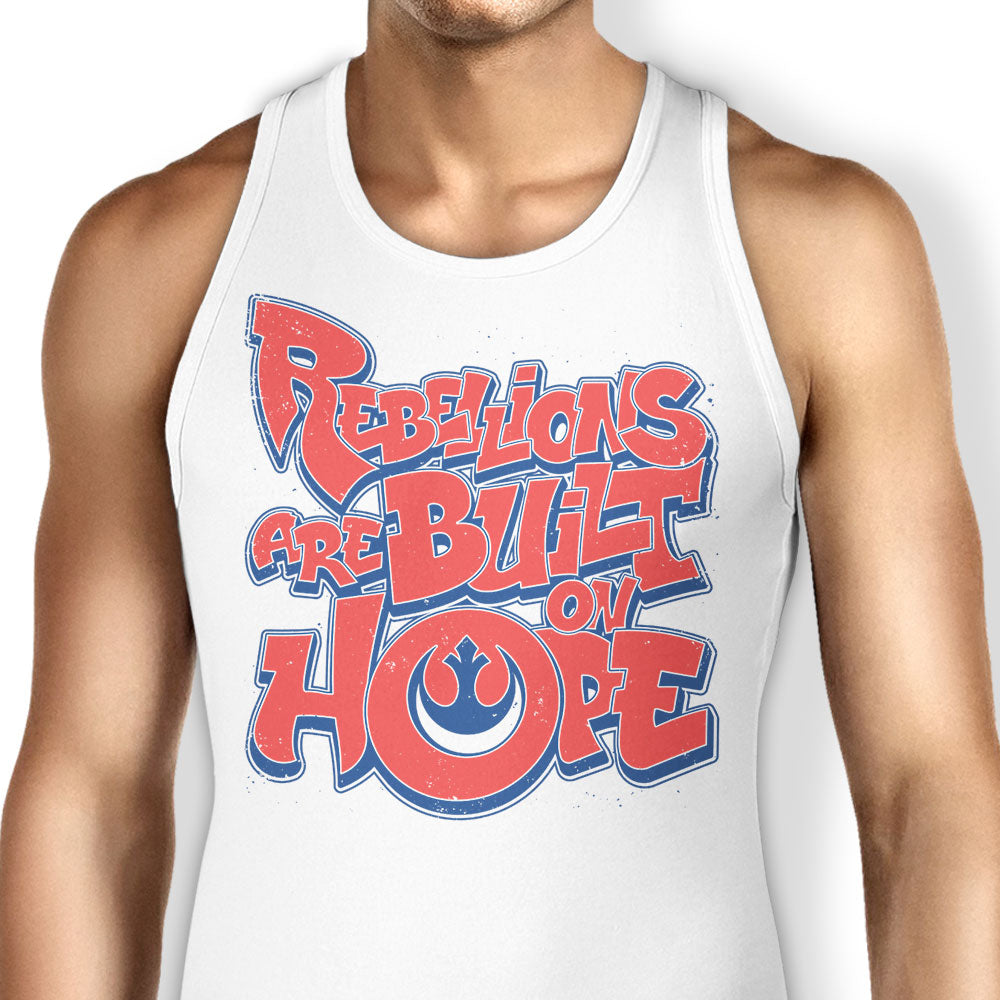 Built on Hope Tank Top - Adult & Kids T-Shirts, Sweatshirts & Hoodies apparel design preview 1
