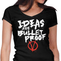 Bullet Proof Women's V-Neck - Adult & Kids T-Shirts, Sweatshirts & Hoodies apparel design preview 1