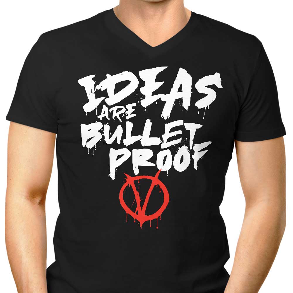 Bullet Proof Men's V-Neck - Adult & Kids T-Shirts, Sweatshirts & Hoodies apparel design preview 1