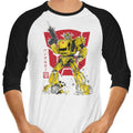 Bumble Sumi-e 3/4 Sleeve Raglan - Adult & Kids T-Shirts, Sweatshirts & Hoodies apparel design preview 1