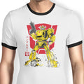 Bumble Sumi-e Ringer - Adult & Kids T-Shirts, Sweatshirts & Hoodies apparel design preview 1