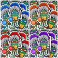Cowabunga Teerion Sticker August 2023 - Adult & Kids T-Shirts, Sweatshirts & Hoodies apparel design preview 1