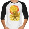 Burden of Heroes 3/4 Sleeve Raglan - Adult & Kids T-Shirts, Sweatshirts & Hoodies apparel design preview 1