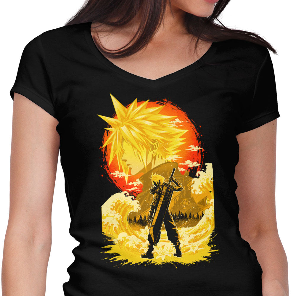 Burden of Heroes Women's V-Neck - Adult & Kids T-Shirts, Sweatshirts & Hoodies apparel design preview 1