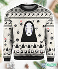 No Face White Christmas Gift Christmas Ugly Sweater product image