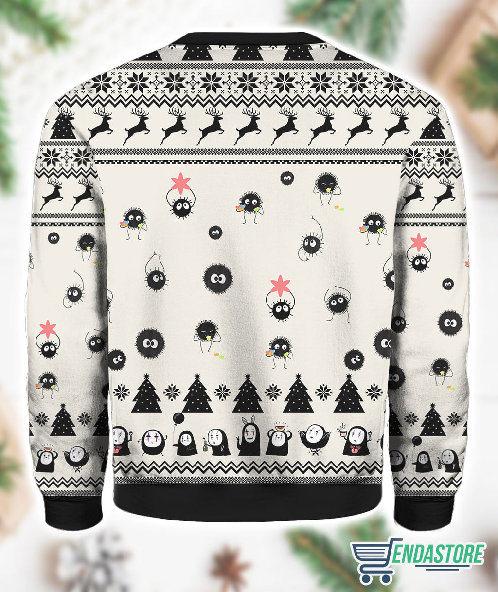 No Face White Christmas Gift Christmas Ugly Sweater product image 2