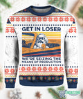 Karl Marx Get In Loser Ugly Christmas Sweater product image
