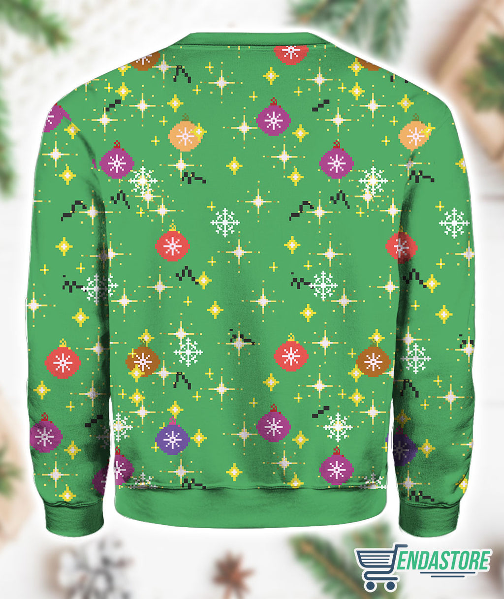 Homer Simpson Backs Into the Bushes Ugly Christmas Sweater product image 2