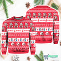 Nebraska Huskers Go Big Red Ugly Christmas Sweater product image