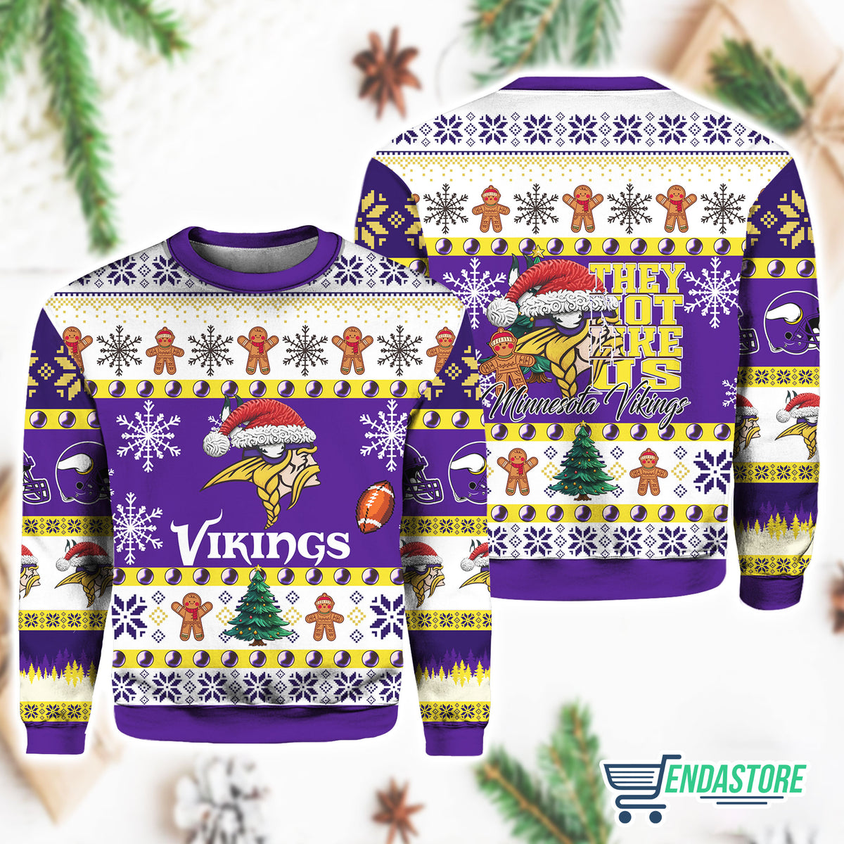 Viking They Not Like Us Ugly Christmas Sweater product image 2