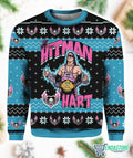 The Hitman Bret Hart Christmas Ugly Sweater product image 2