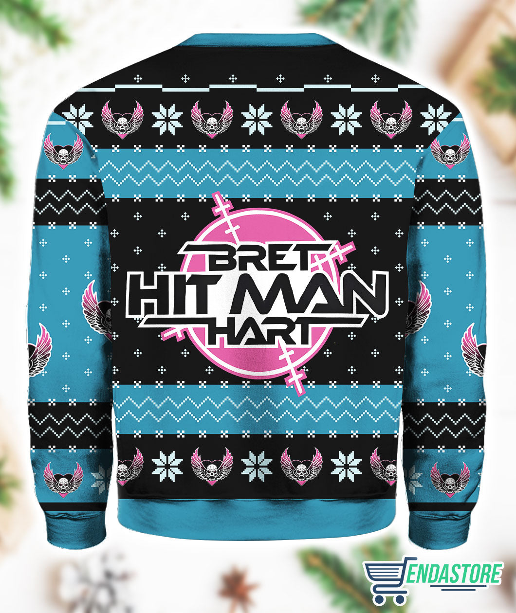 The Hitman Bret Hart Christmas Ugly Sweater product image 3