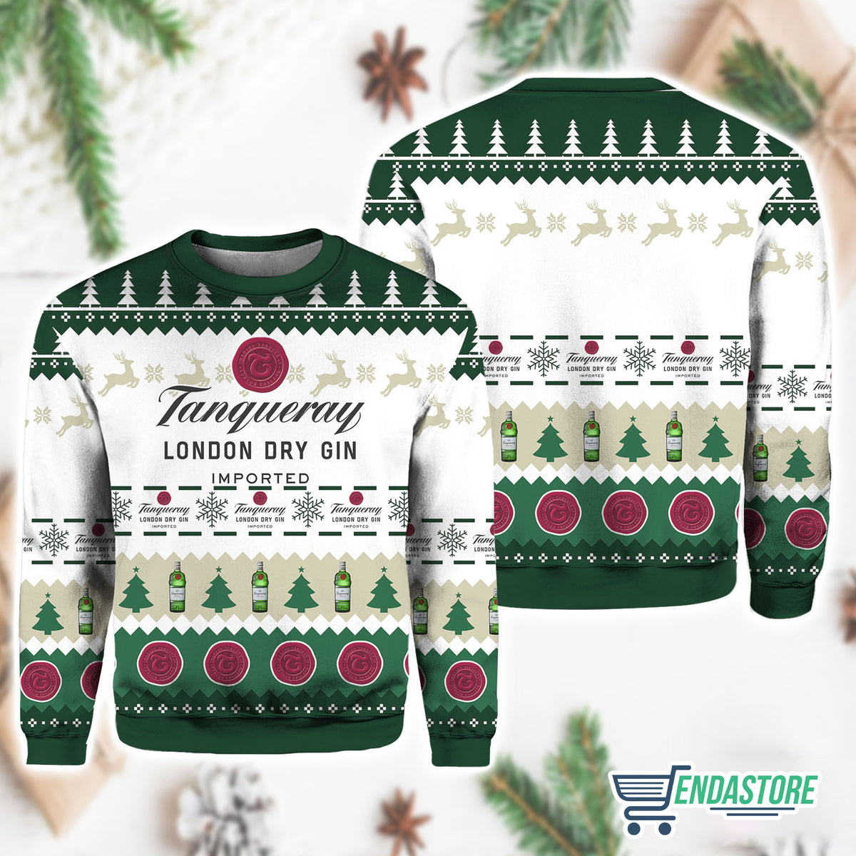 Tanqueray London Dry Gin Imported Ugly Christmas Sweater product image 4