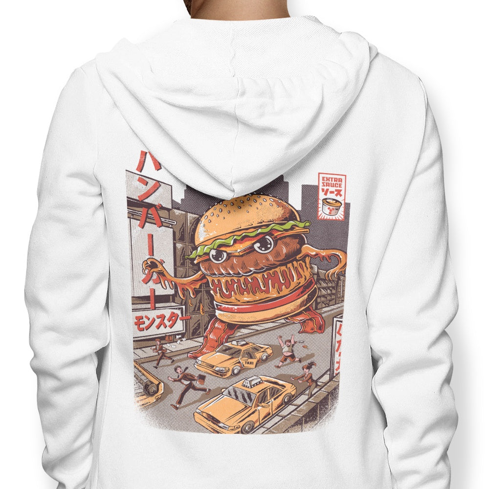 Burgerzilla - Adult & Kids T-Shirts, Sweatshirts & Hoodies apparel design preview 1