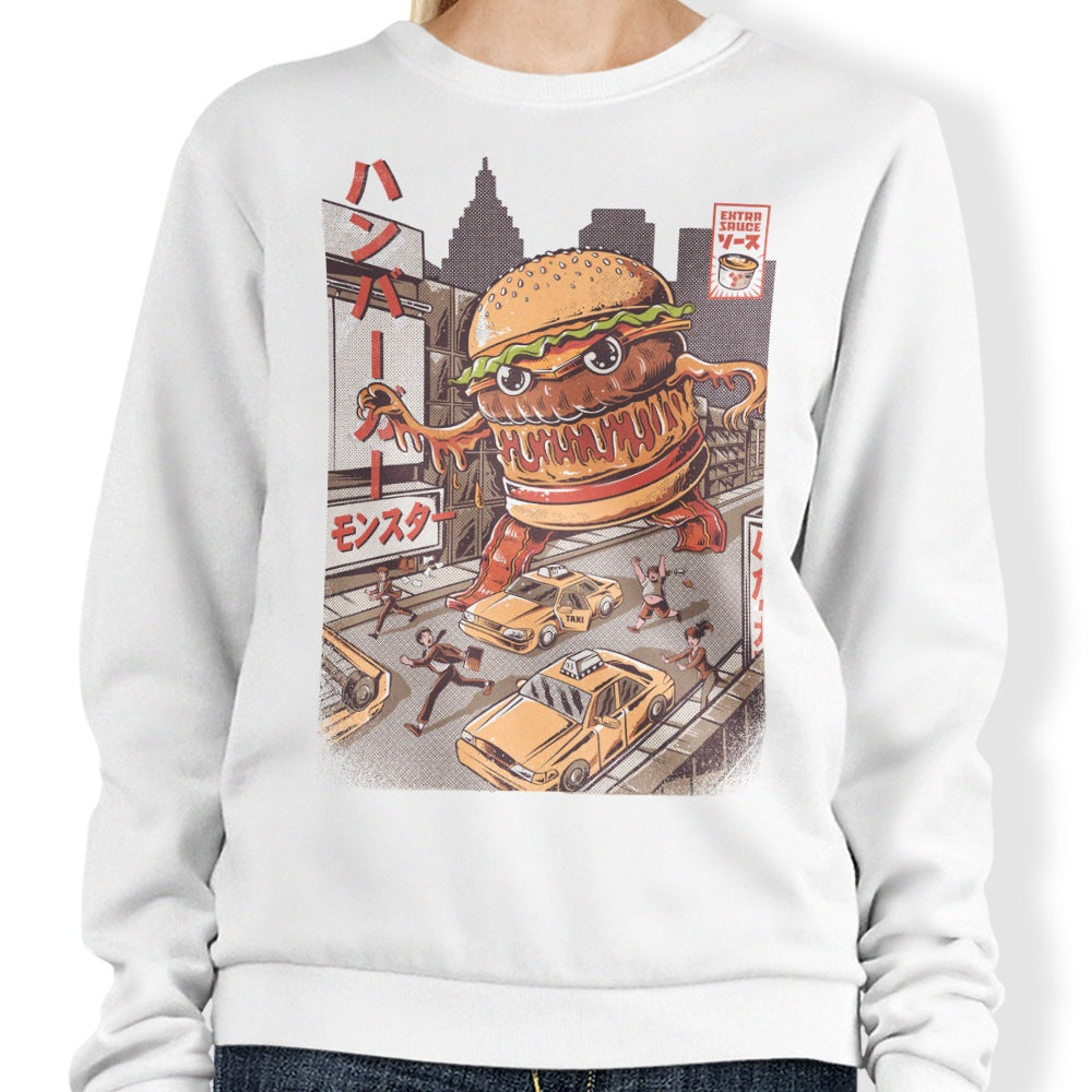 Burgerzilla - Adult & Kids T-Shirts, Sweatshirts & Hoodies apparel design preview 1