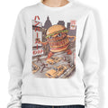 Burgerzilla - Adult & Kids T-Shirts, Sweatshirts & Hoodies apparel design preview 1