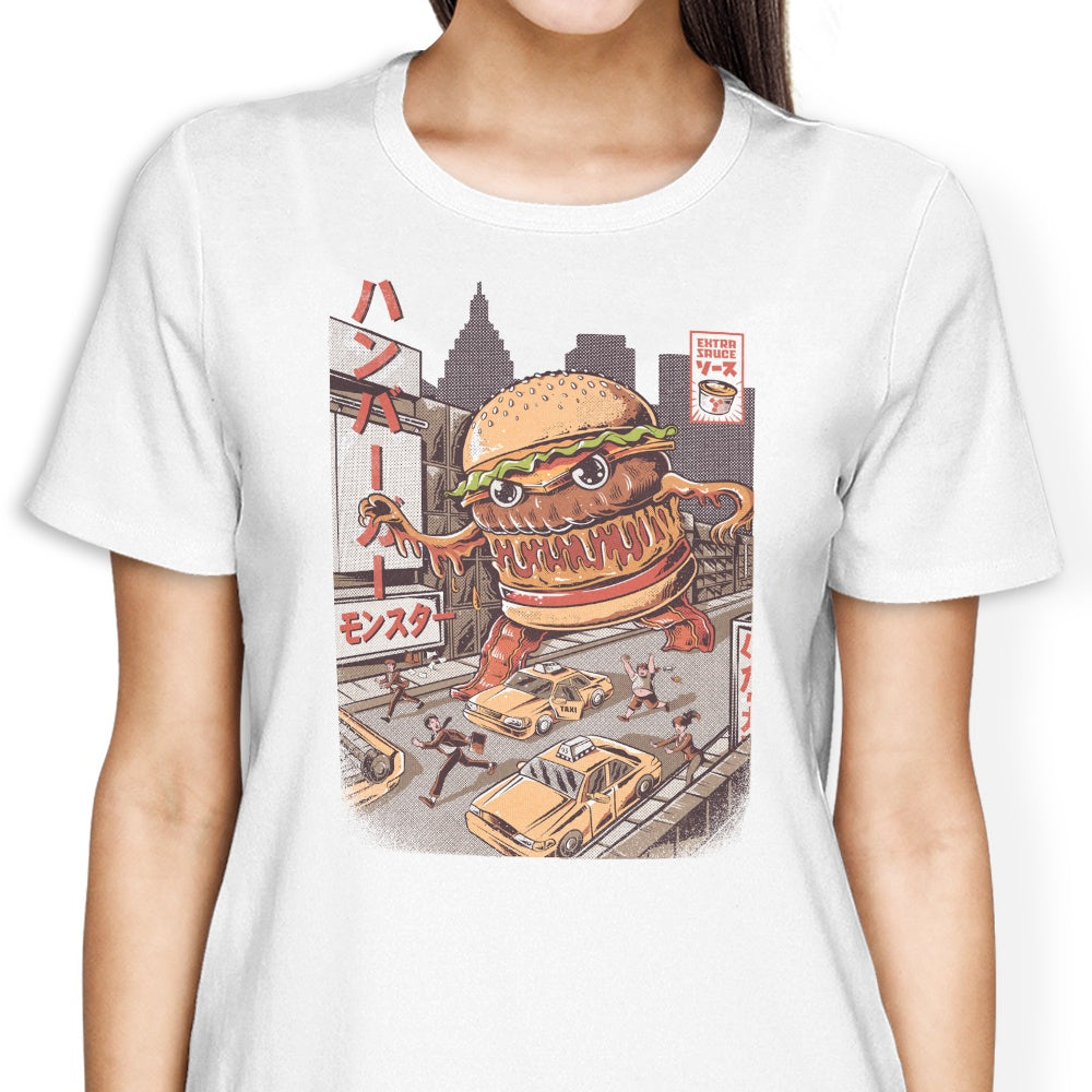 Burgerzilla Women's Apparel - Adult & Kids T-Shirts, Sweatshirts & Hoodies apparel design preview 2