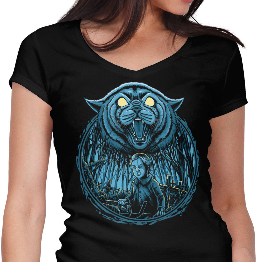Buried Secrets Women's V-Neck - Adult & Kids T-Shirts, Sweatshirts & Hoodies apparel design preview 1