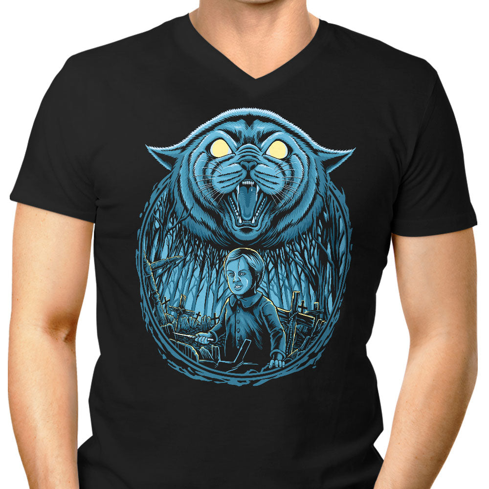 Buried Secrets Men's V-Neck - Adult & Kids T-Shirts, Sweatshirts & Hoodies apparel design preview 1