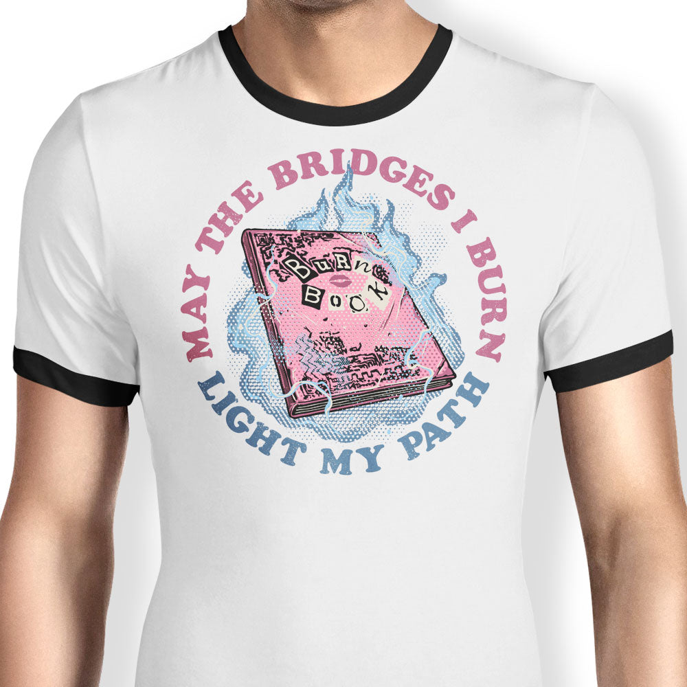 Burn Book Club Ringer - Adult & Kids T-Shirts, Sweatshirts & Hoodies apparel design preview 1