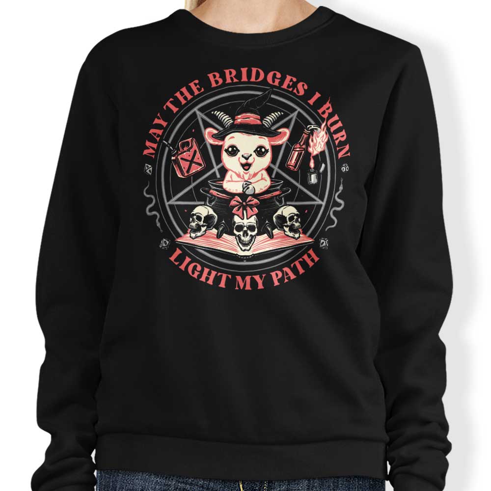 Burn Bridges - Adult & Kids T-Shirts, Sweatshirts & Hoodies apparel design preview 1