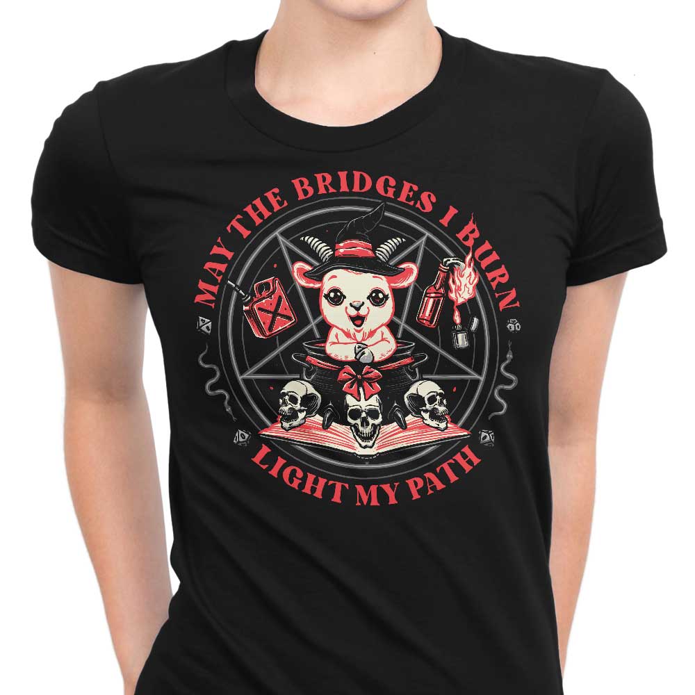 Burn Bridges Women's Apparel - Adult & Kids T-Shirts, Sweatshirts & Hoodies apparel design preview 1