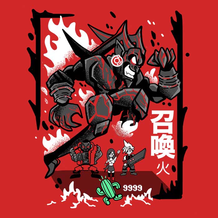Burning Summoning Men's Apparel - Adult & Kids T-Shirts, Sweatshirts & Hoodies apparel design preview 2