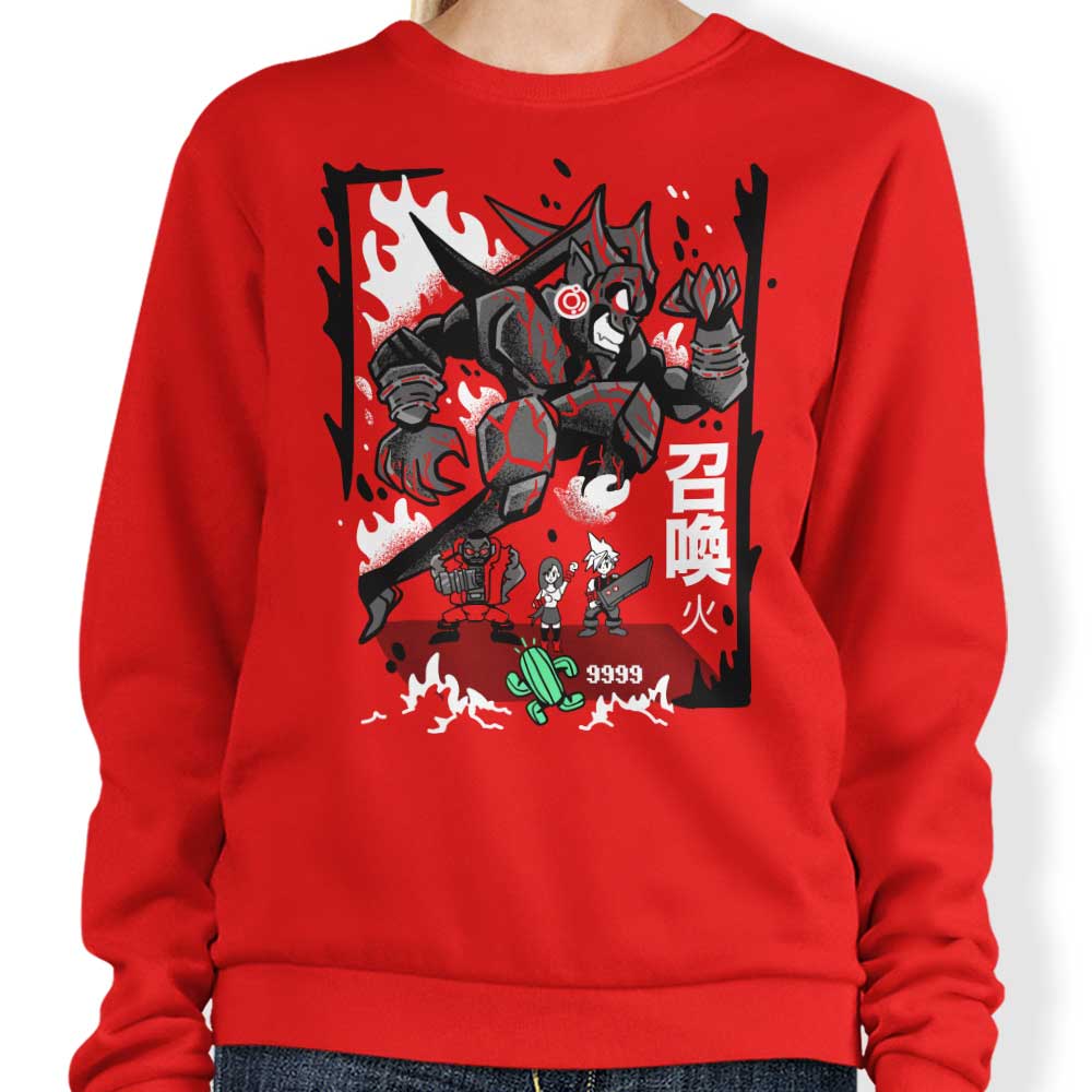 Burning Summoning - Adult & Kids T-Shirts, Sweatshirts & Hoodies apparel design preview 1