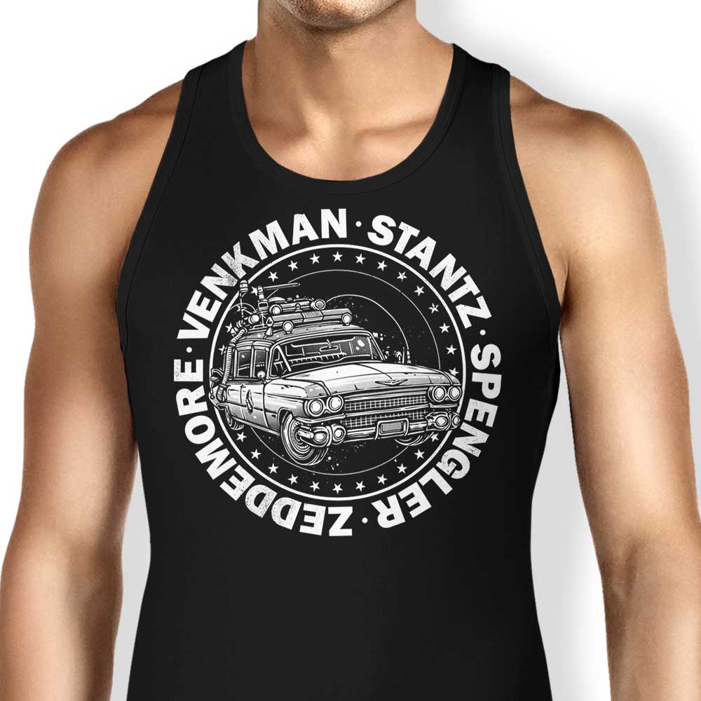 Bust Some Ghosts Tank Top - Adult & Kids T-Shirts, Sweatshirts & Hoodies apparel design preview 1