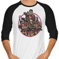Busted Ghouls 3/4 Sleeve Raglan - Adult & Kids T-Shirts, Sweatshirts & Hoodies apparel design preview 1