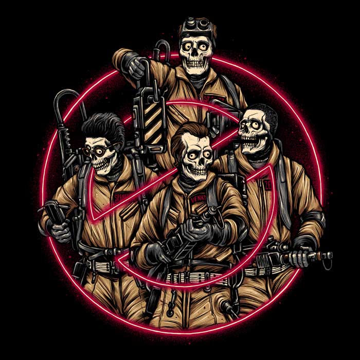 Busted Ghouls Men's Apparel - Adult & Kids T-Shirts, Sweatshirts & Hoodies apparel design preview 2