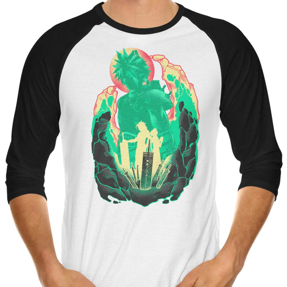 Buster Sword Successor 3/4 Sleeve Raglan - Adult & Kids T-Shirts, Sweatshirts & Hoodies apparel design preview 1