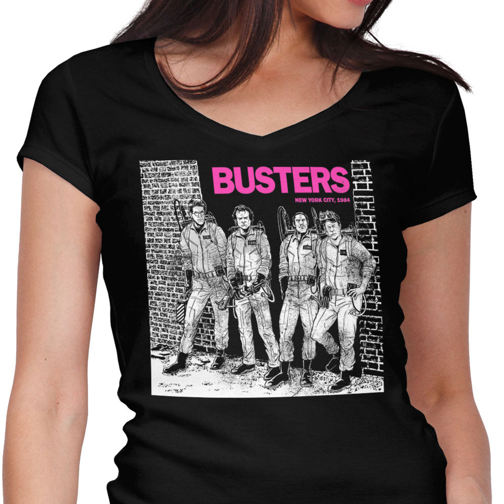 Busters Women's V-Neck - Adult & Kids T-Shirts, Sweatshirts & Hoodies apparel design preview 1