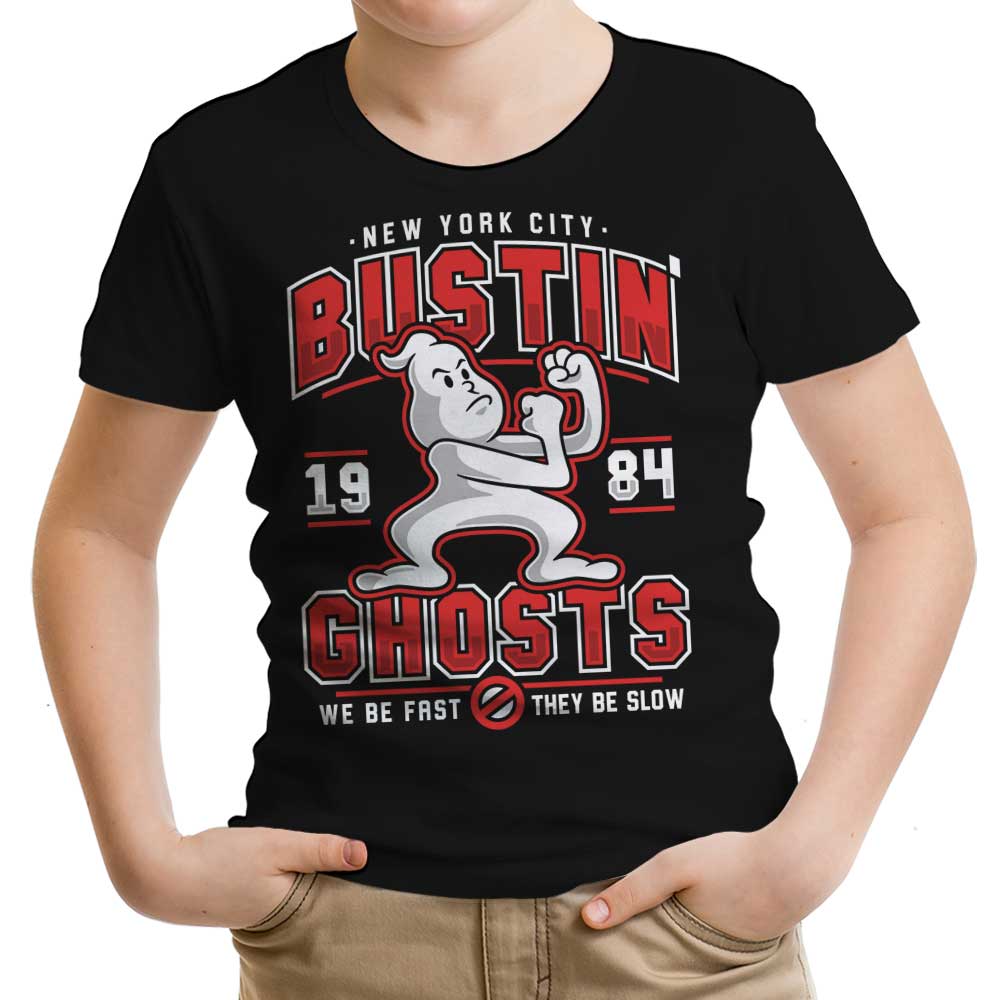 Bustin' Ghosts Youth Apparel - Adult & Kids T-Shirts, Sweatshirts & Hoodies apparel design preview 1