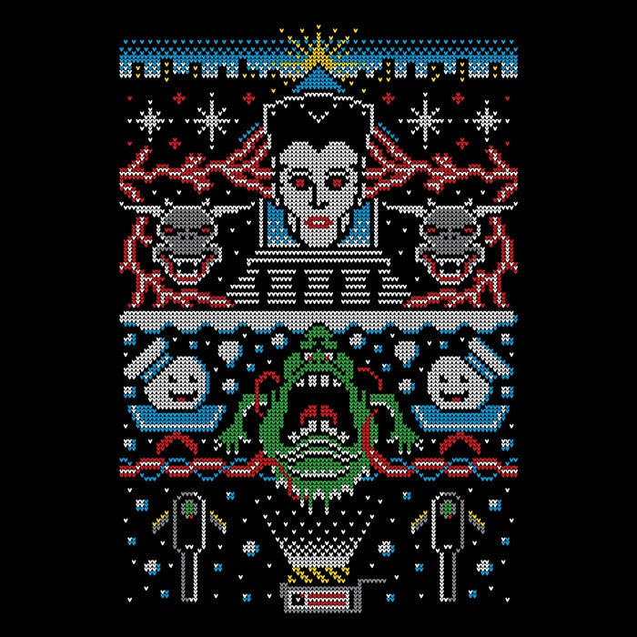 Bustin X-Mas Sweater Tank Top - Adult & Kids T-Shirts, Sweatshirts & Hoodies apparel design preview 2
