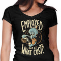 But at What Cost? Women's V-Neck - Adult & Kids T-Shirts, Sweatshirts & Hoodies apparel design preview 1