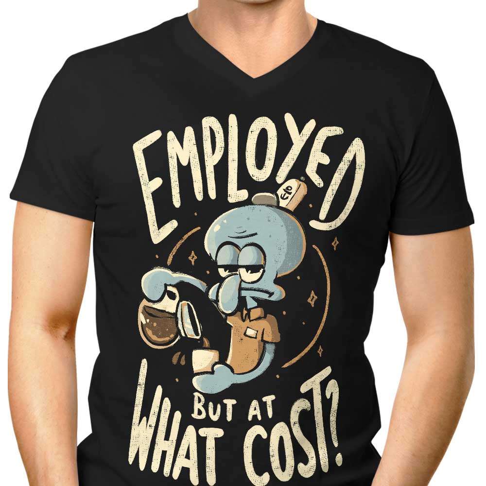 But at What Cost? Men's V-Neck - Adult & Kids T-Shirts, Sweatshirts & Hoodies apparel design preview 1