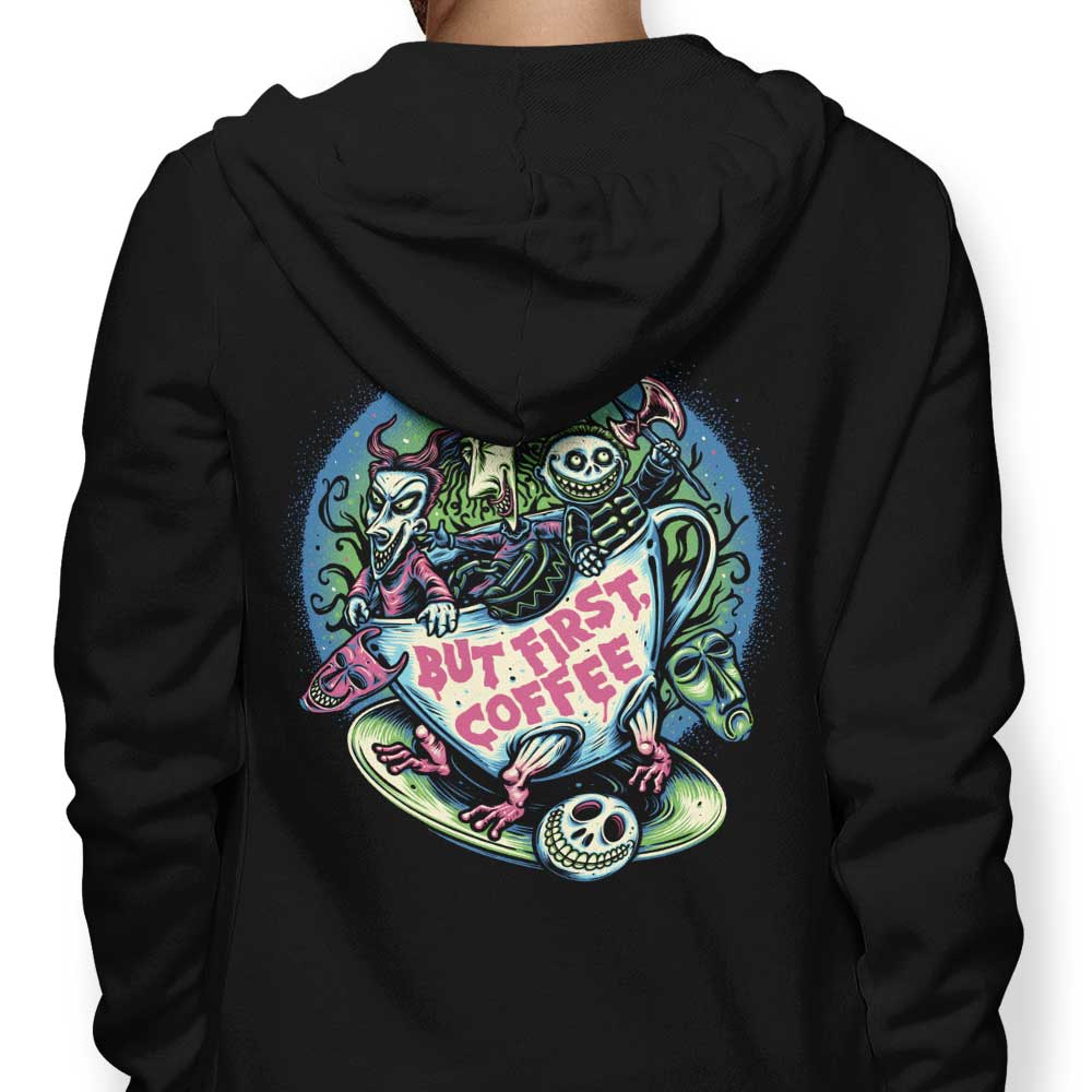 But First Coffee - Adult & Kids T-Shirts, Sweatshirts & Hoodies apparel design preview 1